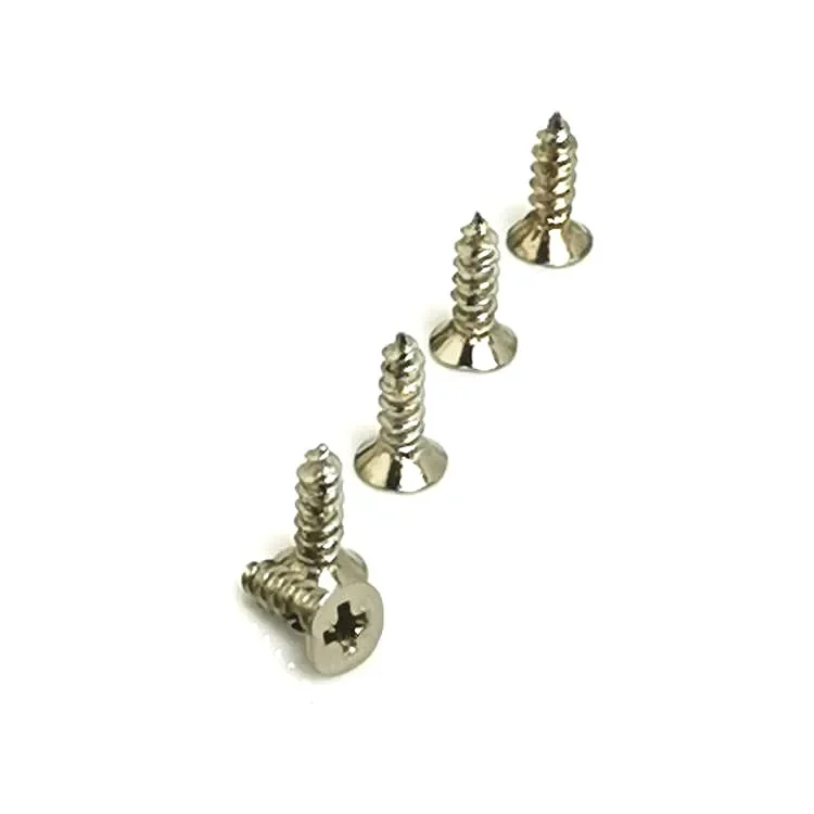 Klips, Menteşe, Ayak, Ağaç, Sunta Vidası 2,2x7,5mm - Nikel 100 Adet görsel 2