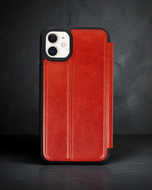 Apple İphone 11 Kılıf Flip Cover - Kırmızı