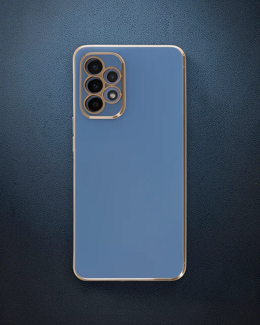 Samsung Galaxy A52 Kılıf Volet Silikon - Mavi