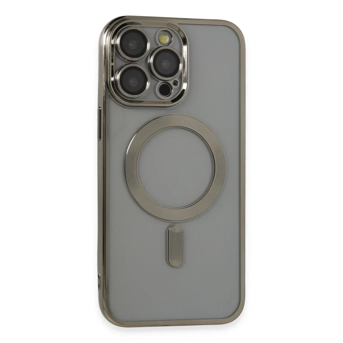 Apple iPhone 14 Pro Max Kılıf Kross Magneticsafe Kapak - Titan Gri