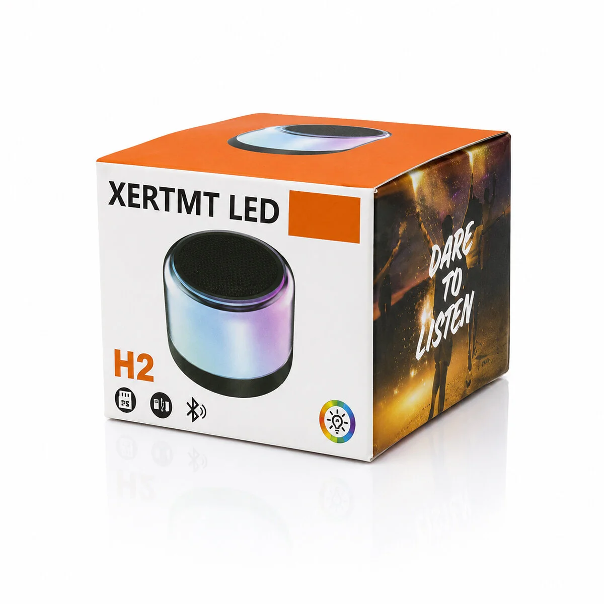 Bt - Sd - Usb Şarjlı Rgb Işıklı Bluetooth Wireless Speaker Hoparlör 3W PL-4675 görsel 3