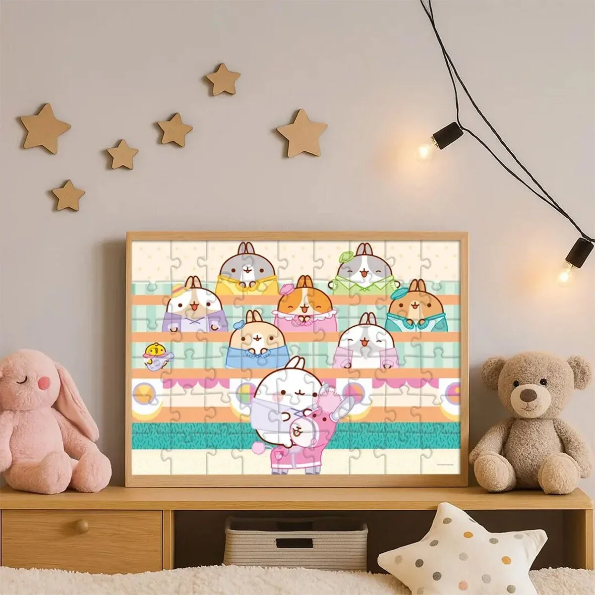 Mol 709 Molang 50 Parça Lisanslı Puzzle görsel 3