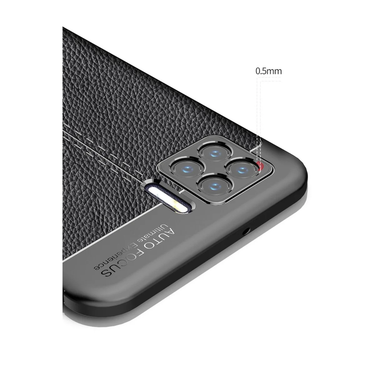 Oppo A73 Kılıf Auto Focus Kapak - Kırmızı görsel 4