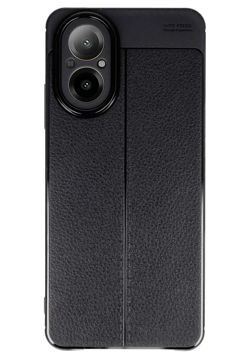 Realme 12 Lite Kılıf Auto Focus Kapak - Siyah görsel 2