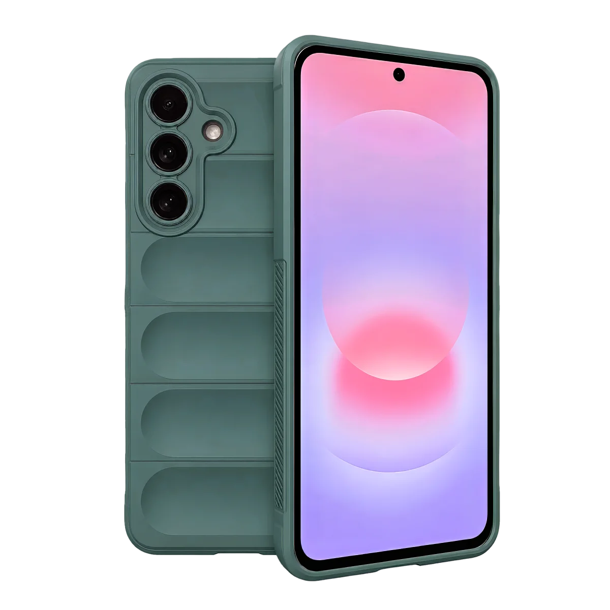 Samsung Galaxy A37 5G Optimum Silikon - Koyu Yeşil