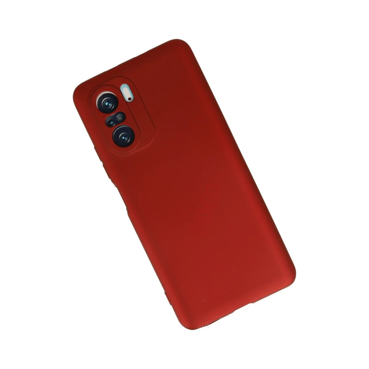 Xiaomi Poco F3 Kılıf First Silikon - Kırmızı görsel 2