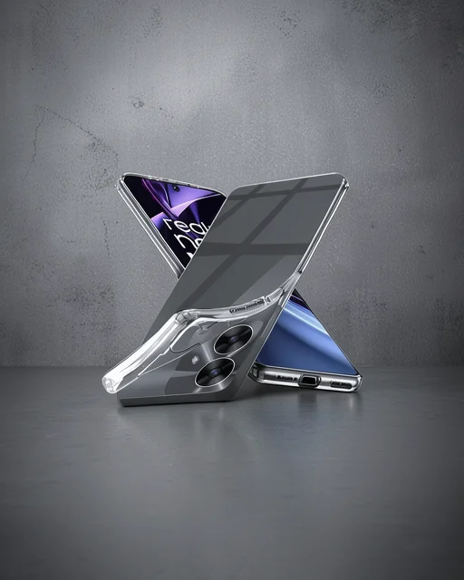 Realme Note 60 Kılıf Lüx Şeffaf Silikon
