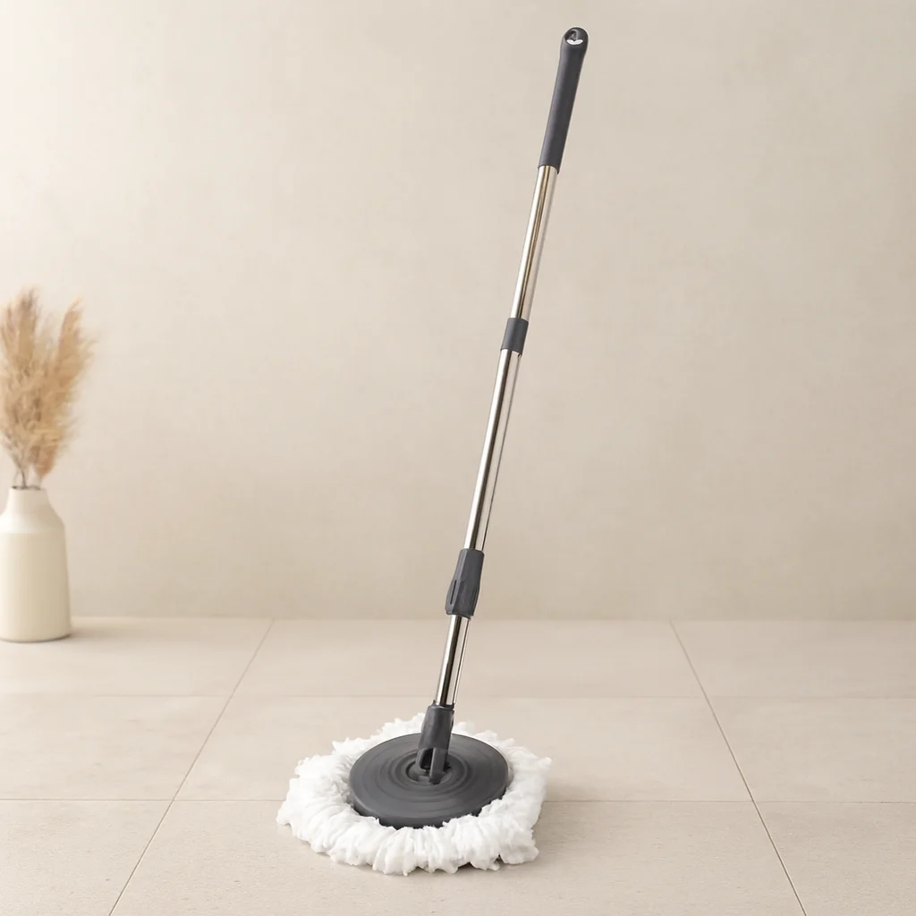 Otomatik 360° krofiber Mop Seti 110 cm Sap