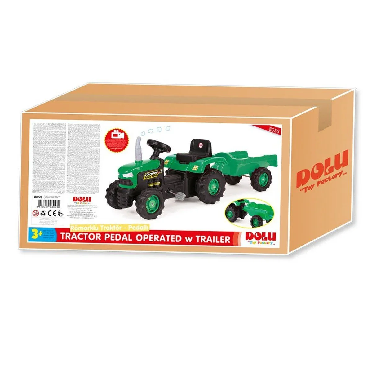8053 Römorklu Traktör -Dolu görsel 2