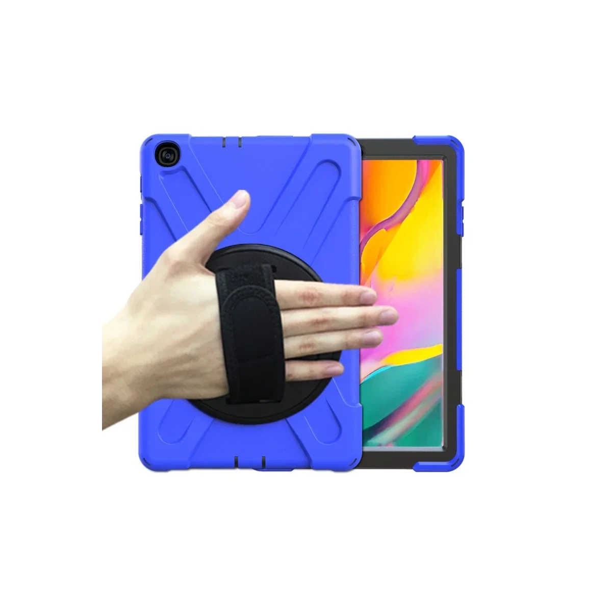 Samsung Galaxy T510 Tab A 10.1 Kılıf Amazing Tablet Kapak - Mavi görsel 2