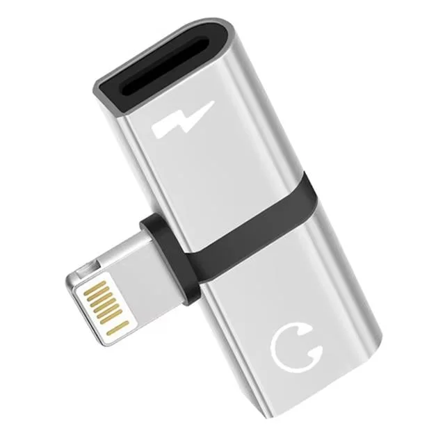 PM-18316 iPhone Lightning Şarj Kulaklık Çevirici Adaptör Jack görsel 2