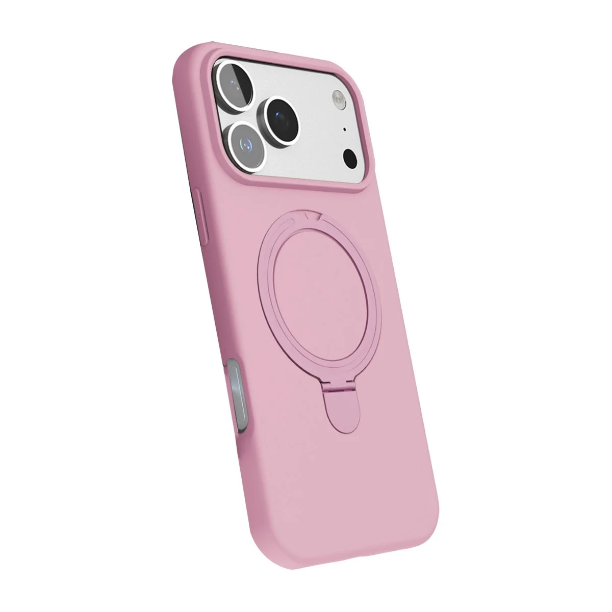 Apple İphone 17 Pro Max Regal Magsafe Standlı Kapak - Açık Pembe görsel 3