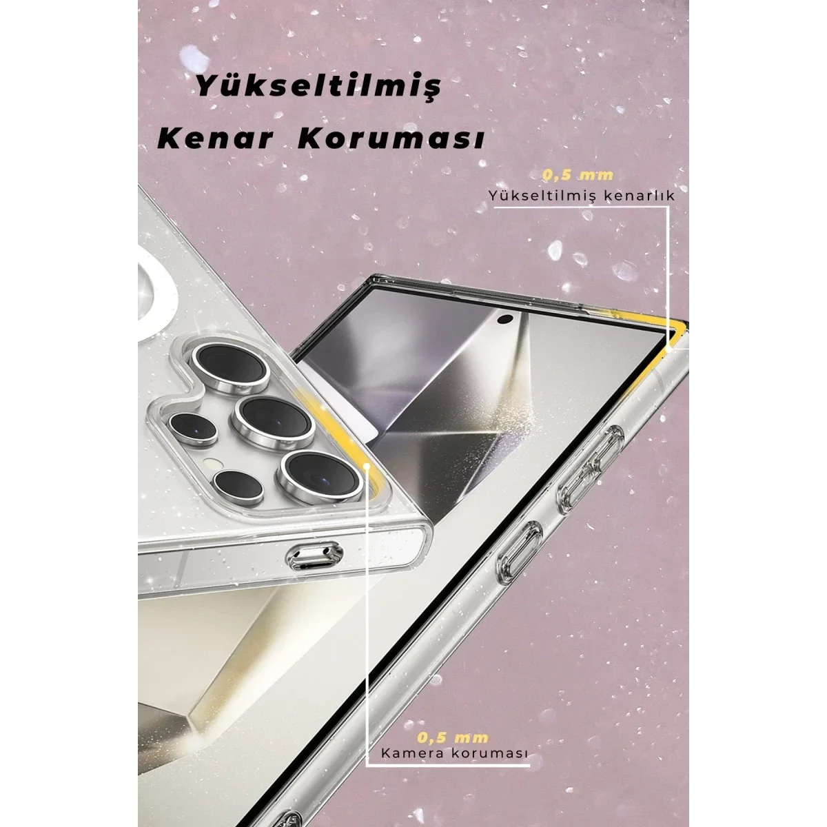 Joko Samsung Galaxy S24 Ultra Kılıf Star Magsafe Kapak - Siyah görsel 2