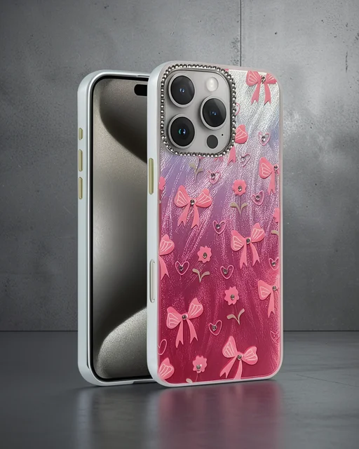 Apple İphone 16 Pro Kılıf Blade Aynalı Desenli Kapak - Desen 3