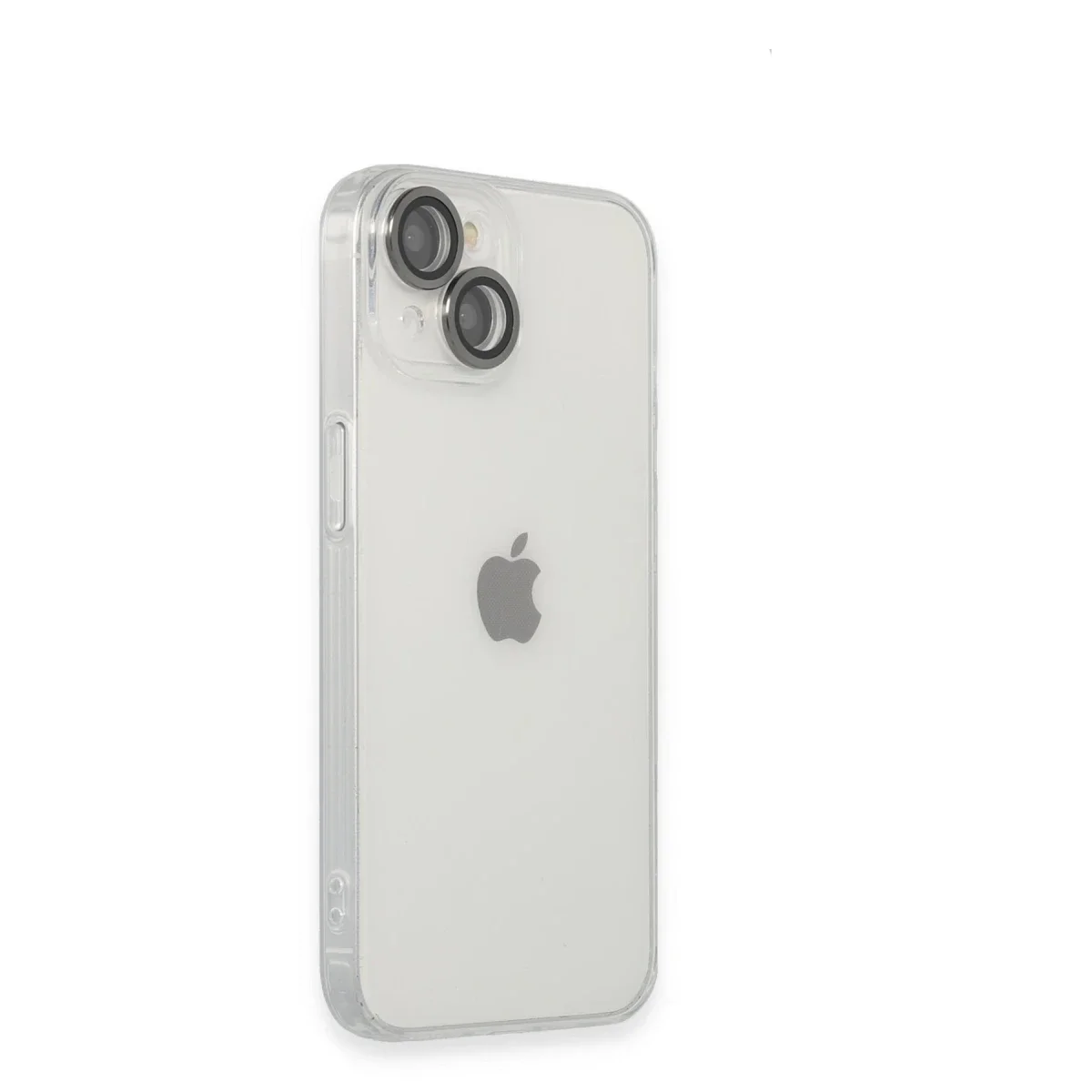 Apple iPhone 14 Kılıf Luko Lens Silikon - Siyah görsel 2