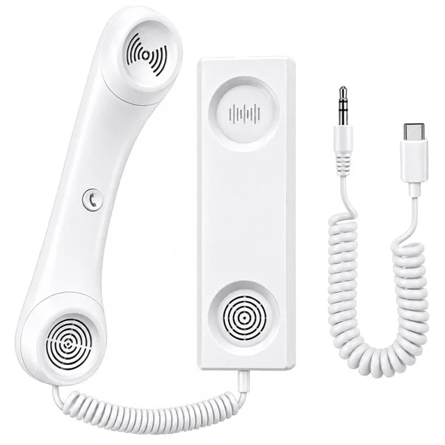 PM-39123 Retro Nostaljik Type C Girişli Telefon Ahizesi görsel 5