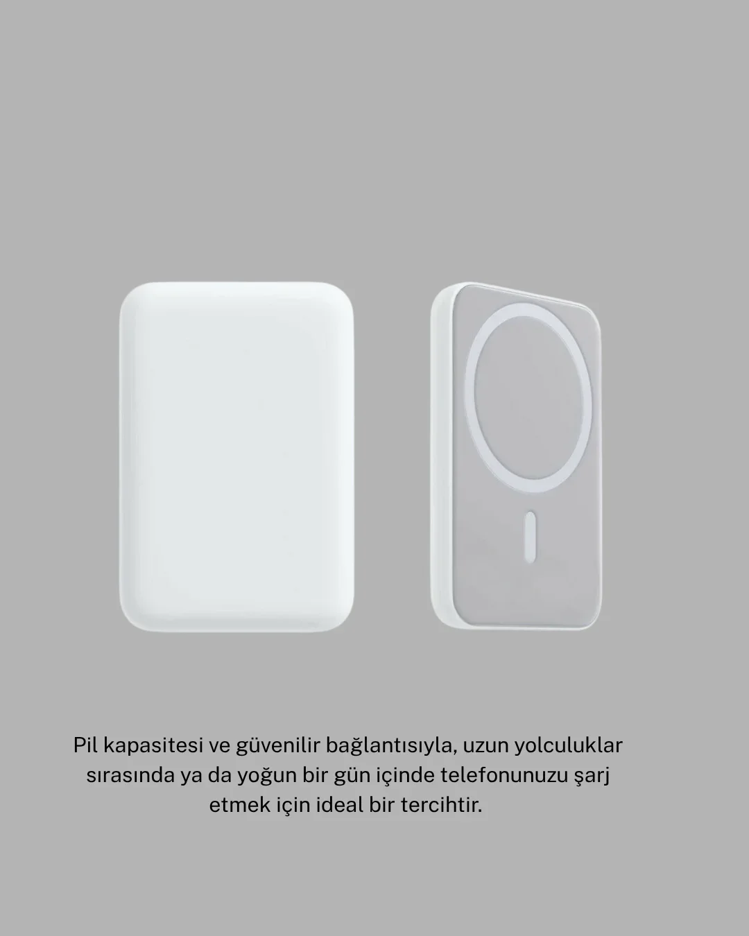 MagSafe 15W Kablosuz Hızlı Şarj, Lightning Girişli Taşınabilir Batarya görsel 4