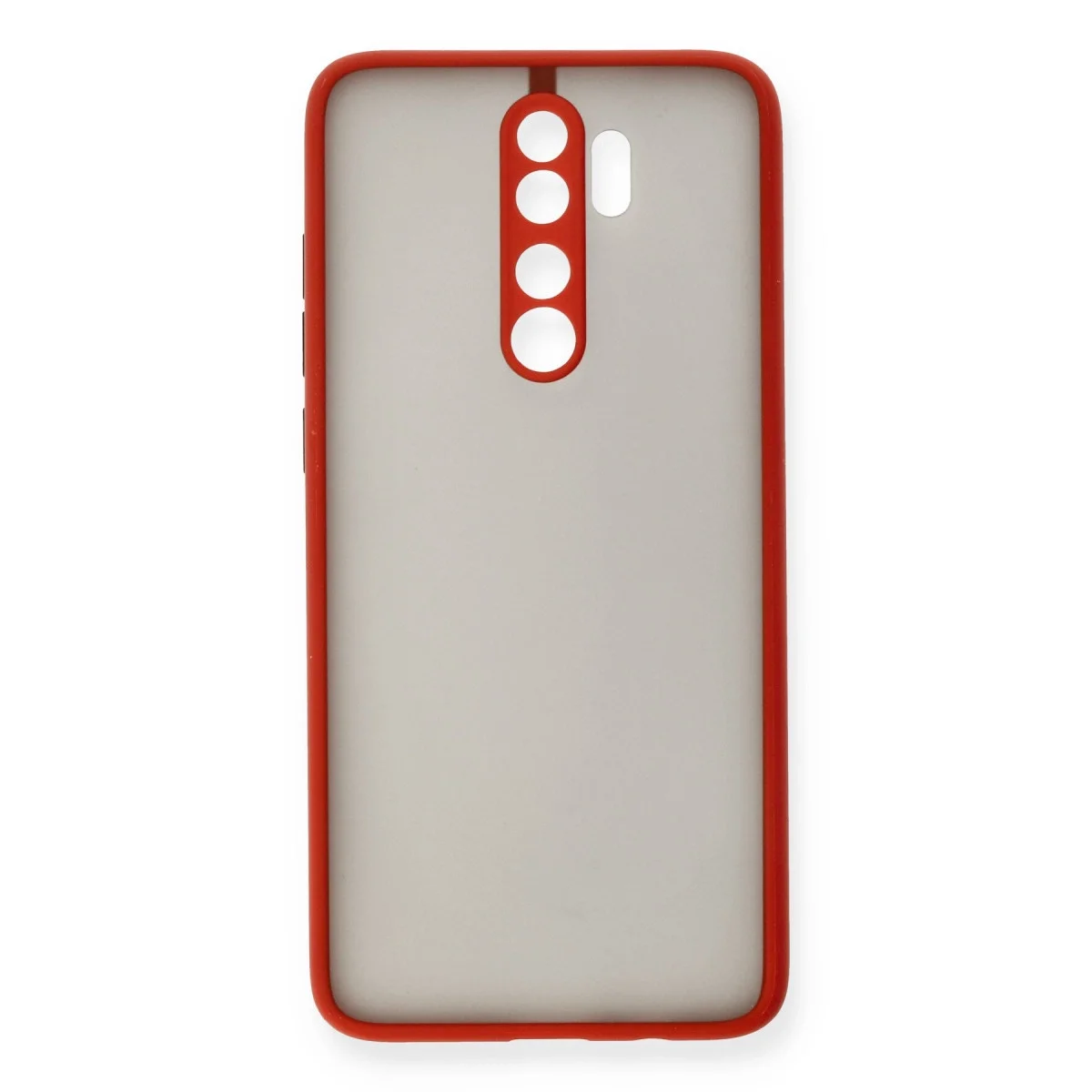 Xiaomi Redmi Note 8 Pro Kılıf Montreal Silikon Kapak - Kırmızı görsel 2