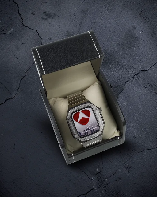 Apple Watch 44mm Kr409 Metal Kordon - Gümüş