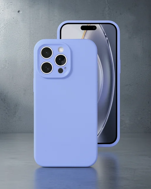 Apple İphone 16 Pro Kılıf Nano İçi Kadife Silikon - Lila