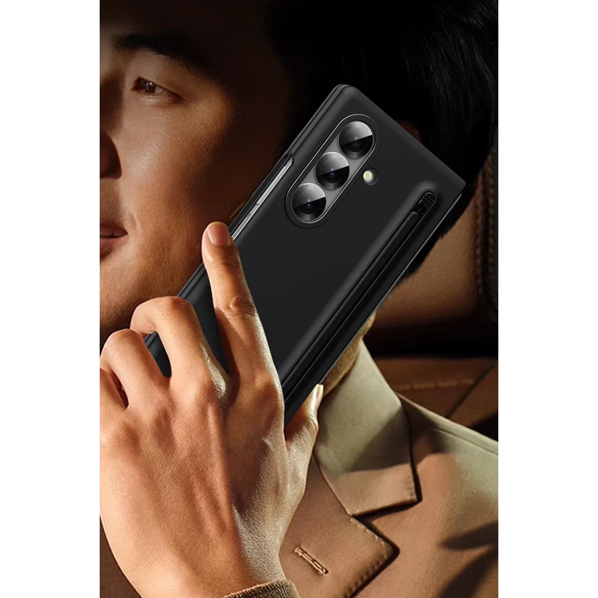 Joko Samsung Galaxy Z Fold 6 Hole Fold Kapak - Siyah görsel 6