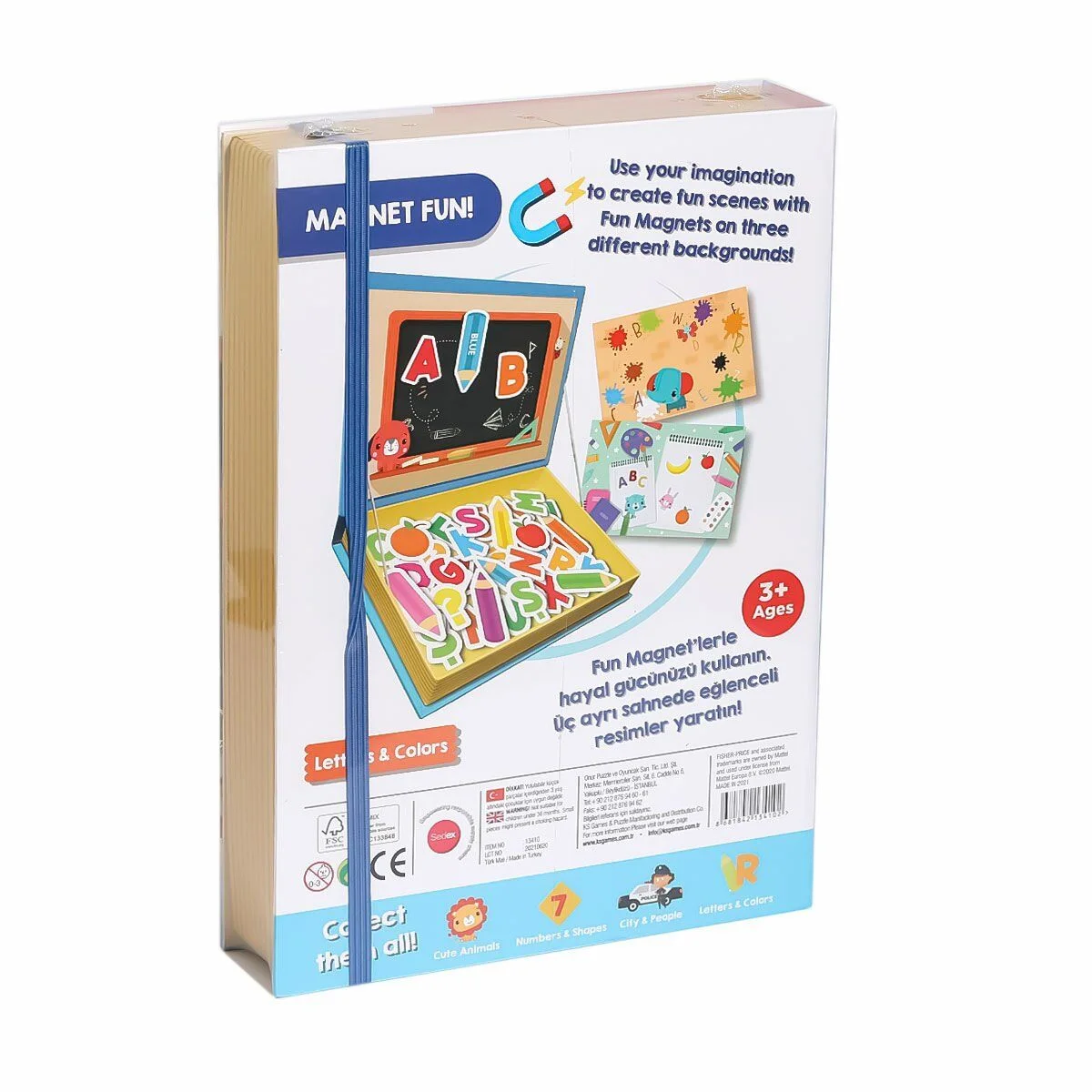 FP 13410 Fisher Price Baby Puzzle Letters Colors -KS Puzzle görsel 2