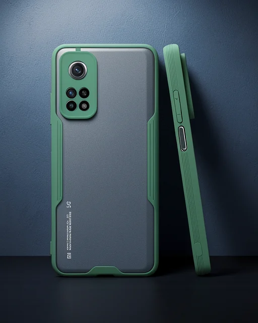 Xiaomi Mi 10t Pro Kılıf Platin Silikon - Yeşil