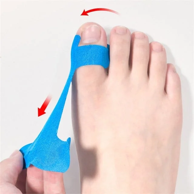 SN-39281 Halluks Valgus Düzeltici Kinesiyoloji Bandı (20 Adet) görsel 2