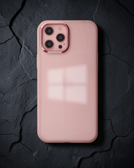 Apple İphone 12 Pro Max Kılıf Element Silikon - Pembe