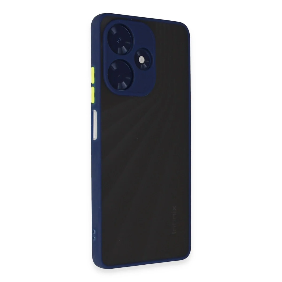İnfinix Hot 30 4g Kılıf Montreal Silikon Kapak - Lacivert görsel 2