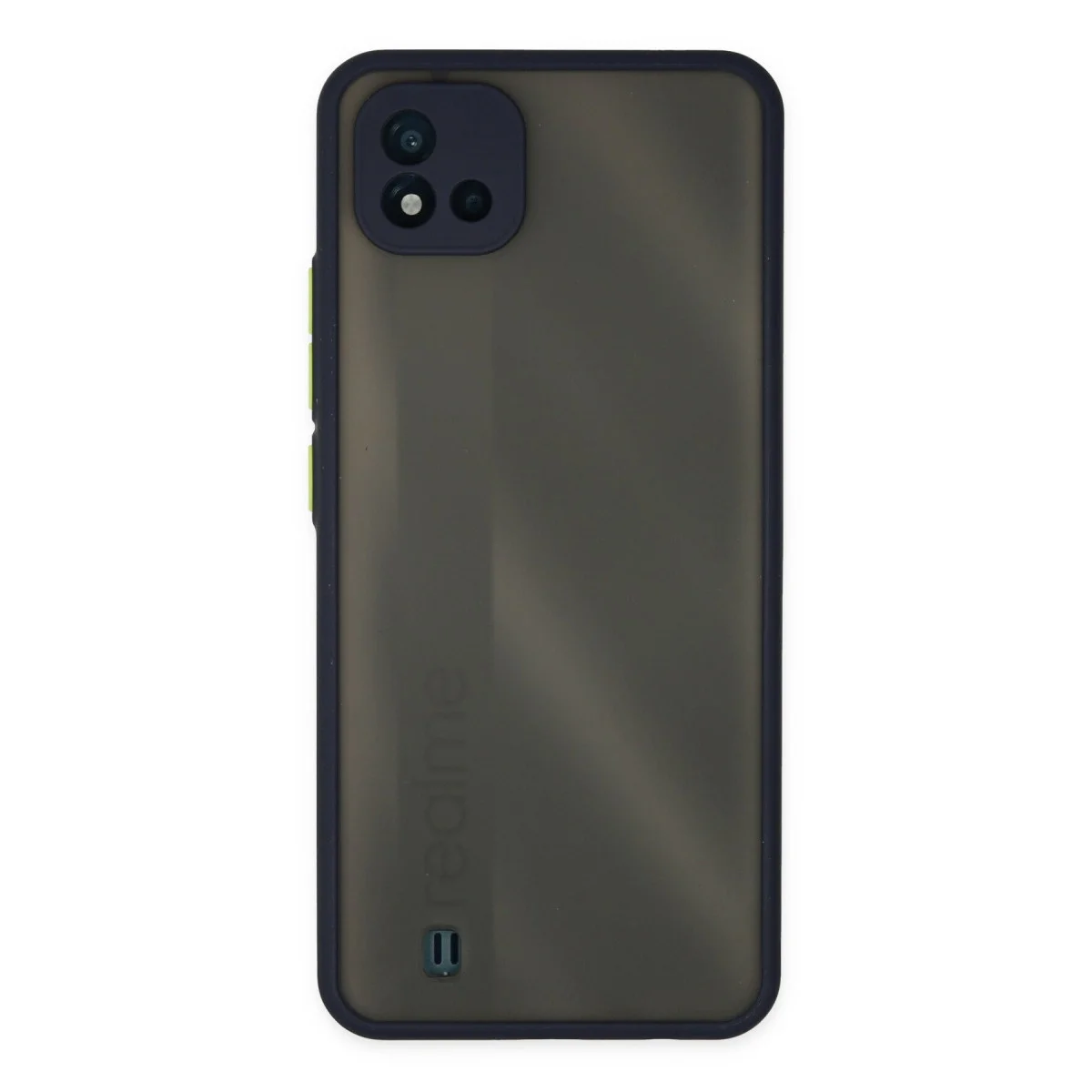 Realme C11 2021 Kılıf Montreal Silikon Kapak - Lacivert