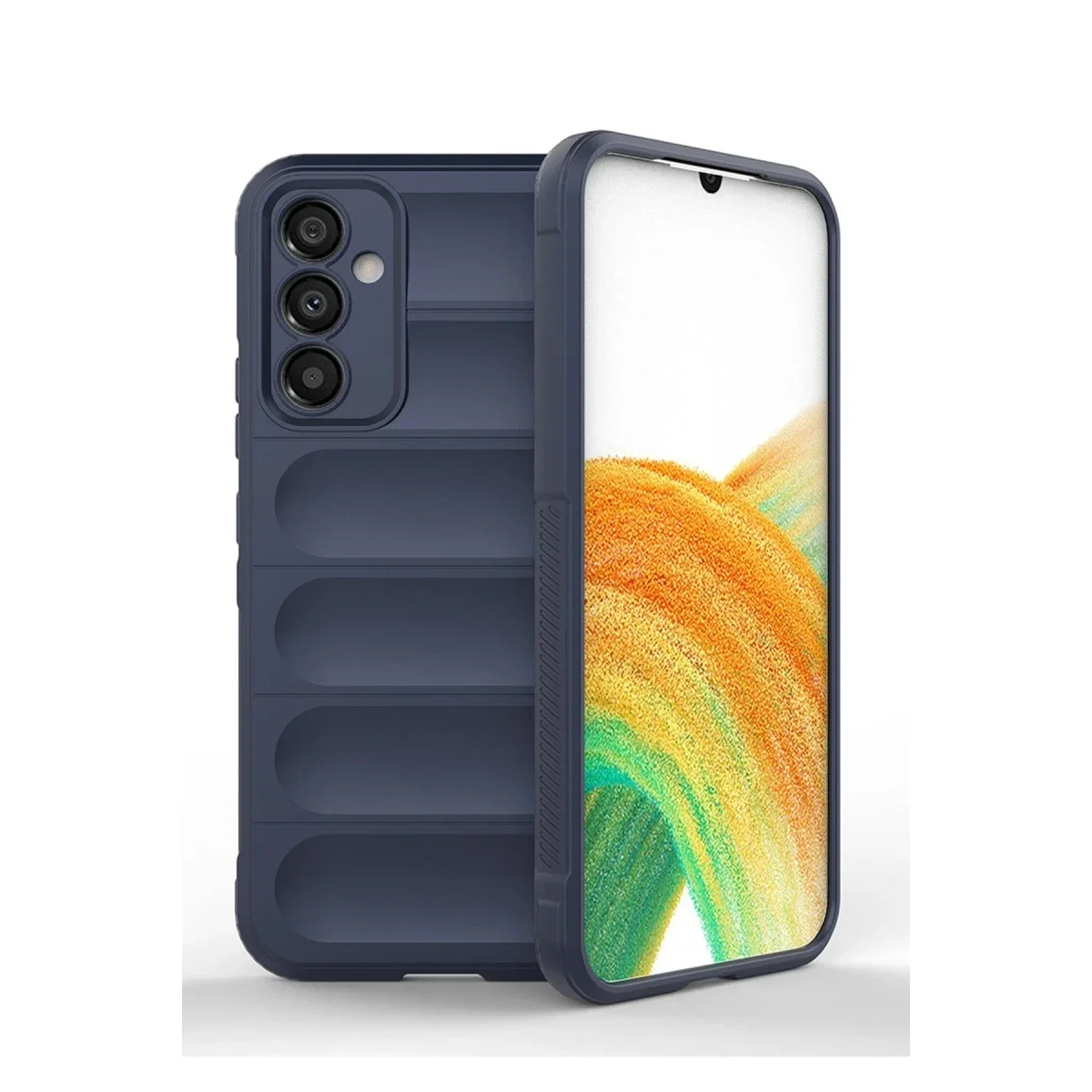 Samsung Galaxy A25 5G Kılıf Optimum Silikon - Lacivert