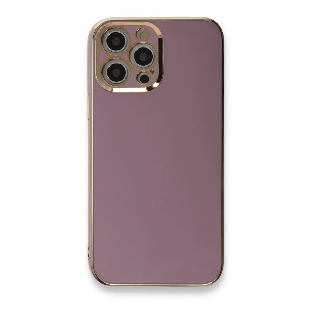 Apple İphone 12 Pro Kılıf Volet Silikon - Mor görsel 3