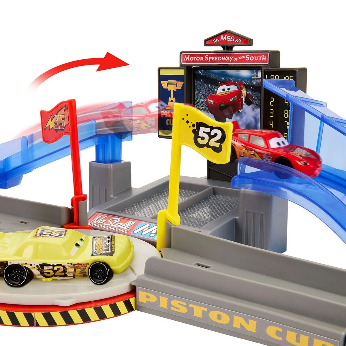 JHL42 Cars Piston Kupası Akrobasi Hız Pisti Oyun Seti görsel 4