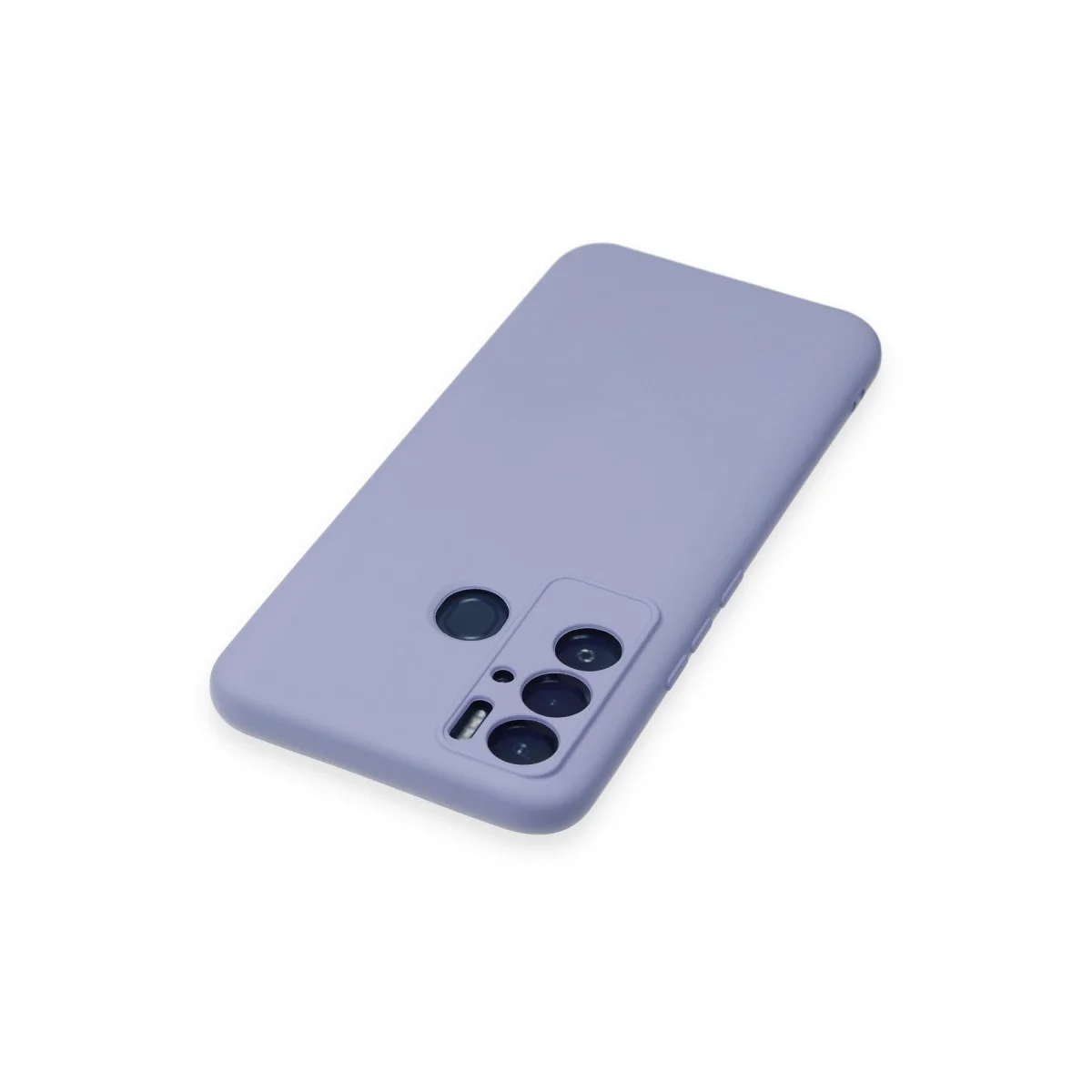 Tecno Pova Neo Kılıf Nano İçi Kadife Silikon - Lila görsel 4