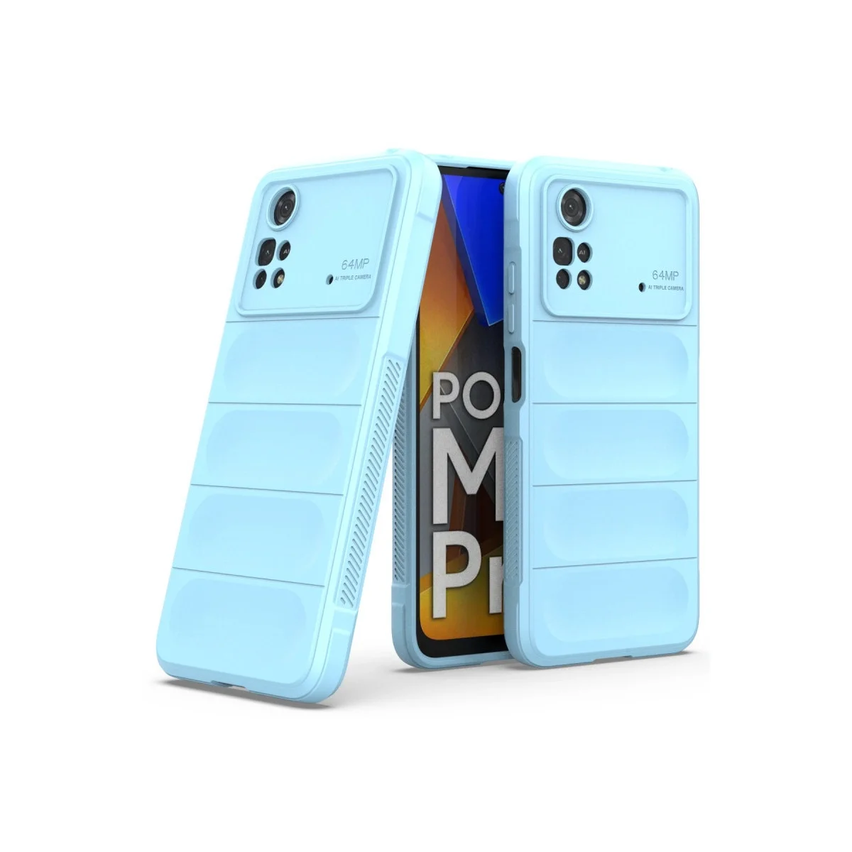 Xiao Poco M4 Pro 4g Kılıf Optimum Silikon - Sky Blue görsel 2