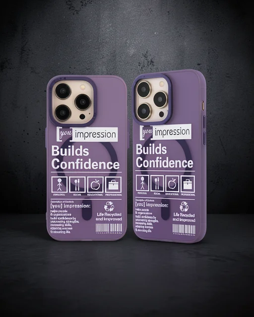 Apple İphone 14 Pro Kılıf Apollo Magneticsafe Desenli Kapak - Apollo Mor - 6