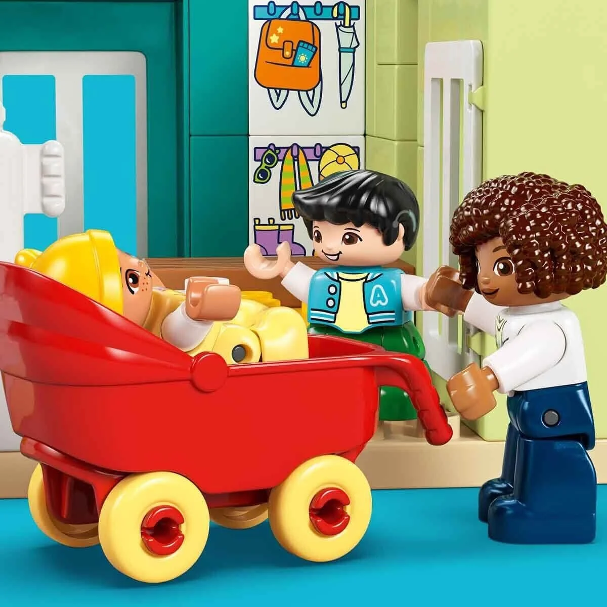 10470 Lego Duplo 3ü1 arada Figürlü Modern Aile Evi 166 parça +2 yaş görsel 5