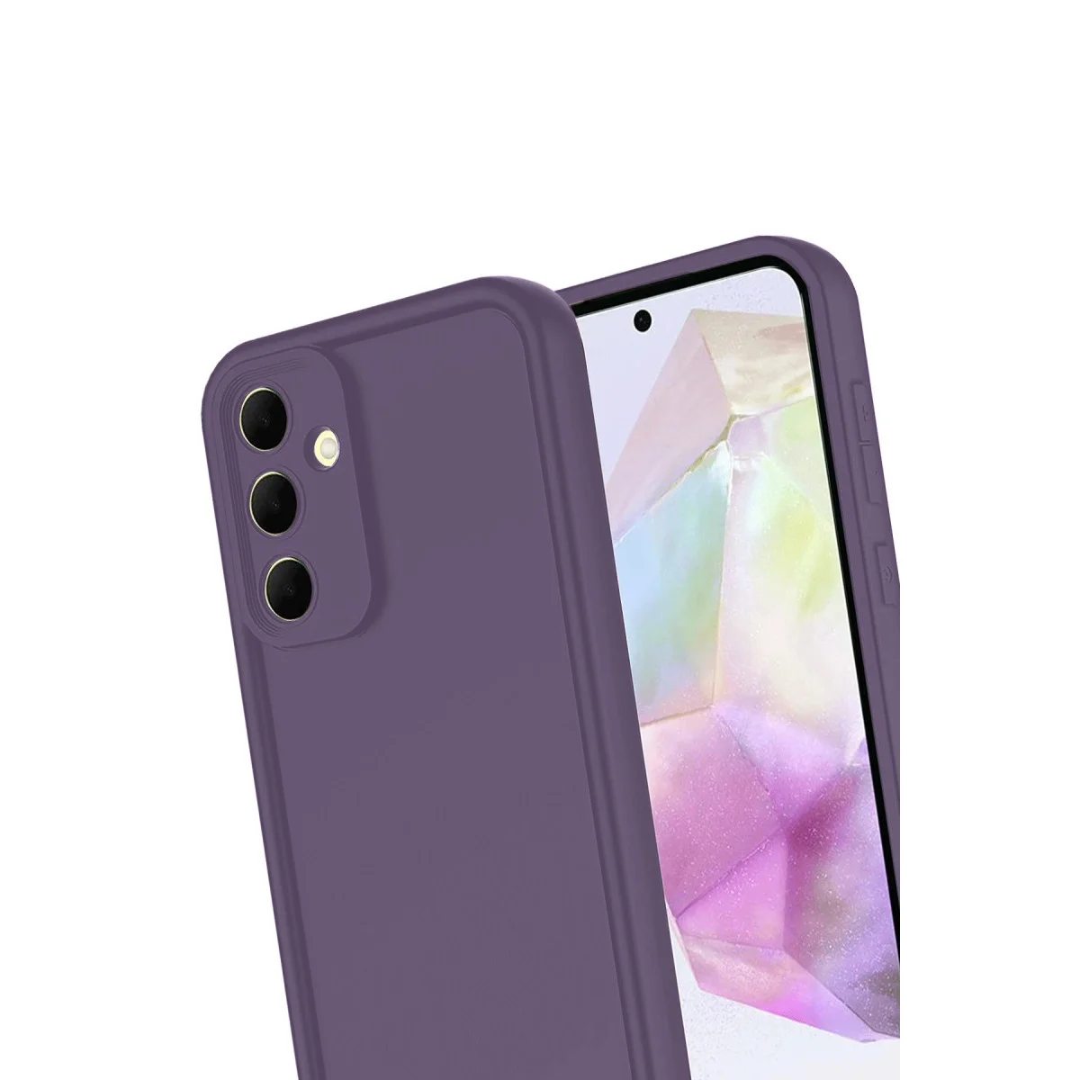Samsung Galaxy A17 5g Viera Silikon - Mürdüm görsel 3