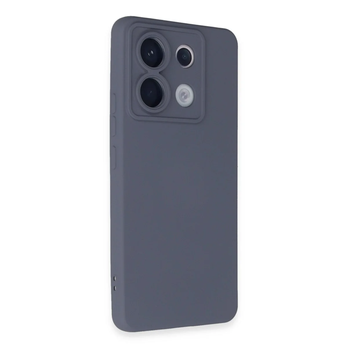 Xiaomi Redmi Note 13 Pro 5g Kılıf Nano İçi Kadife Silikon - Gri görsel 2