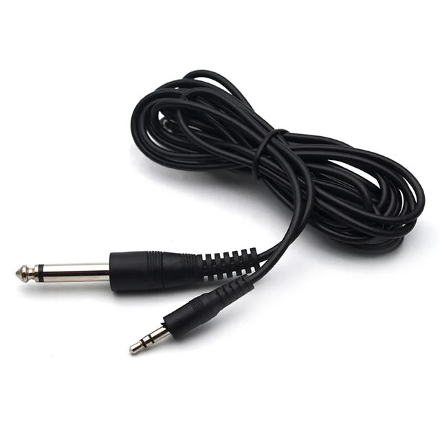 PM-15917 Siyah 6.3 Mm Gitar to 3.5 Mm Stereo Ara Kablo (1.4 Metre) görsel 2