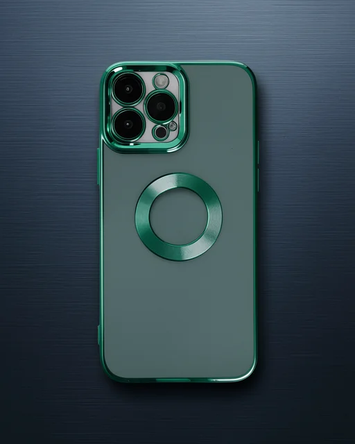 Apple İphone 14 Pro Max Kılıf Slot Silikon - Köknar Yeşili