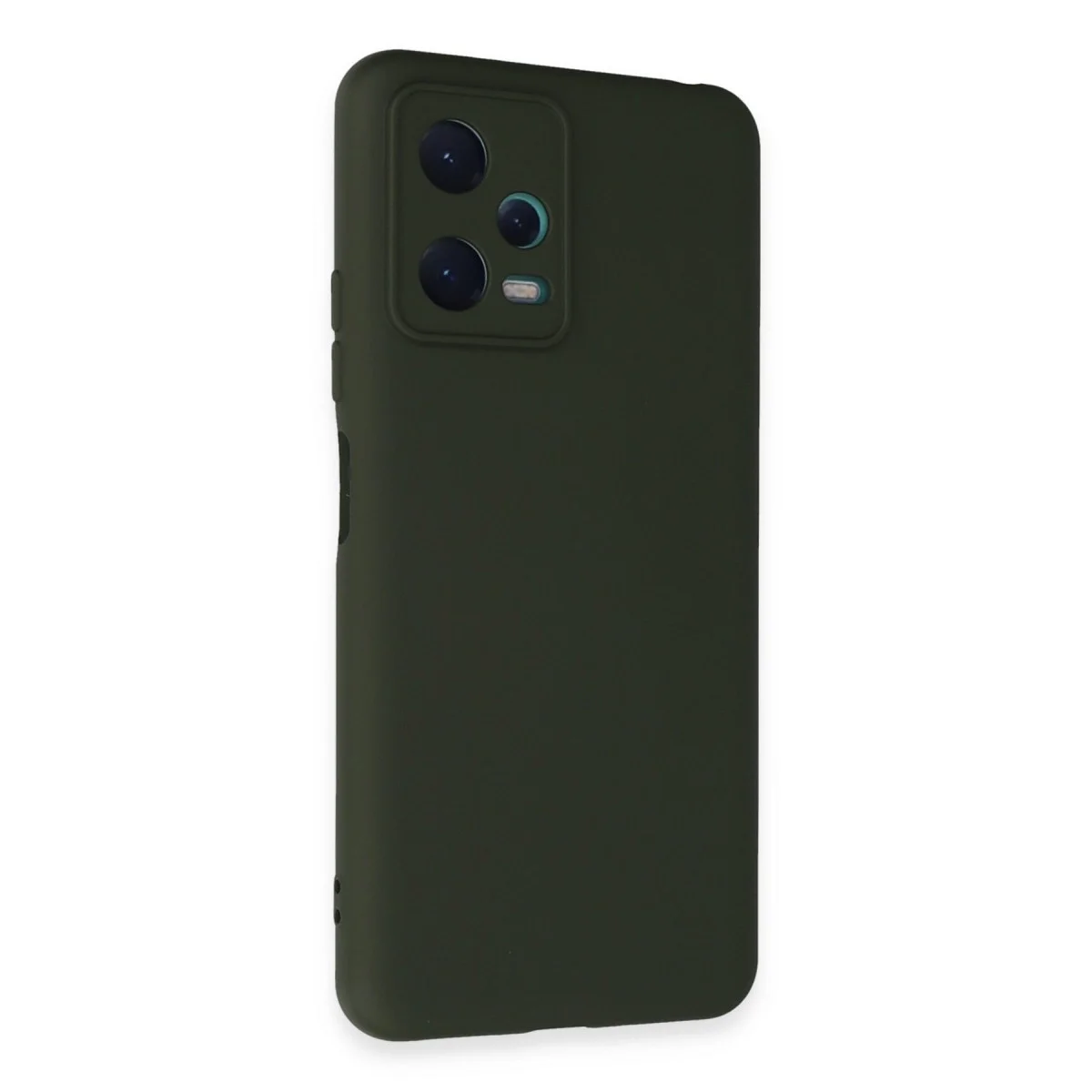 Xiaomi Redmi Note 12 5g Kılıf Nano İçi Kadife Silikon - Koyu Yeşil