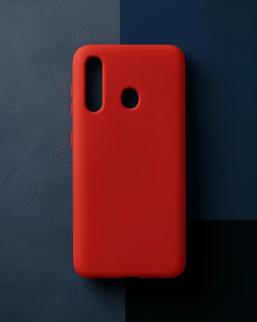 Samsung Galaxy M40 Kılıf Nano İçi Kadife Silikon - Kırmızı