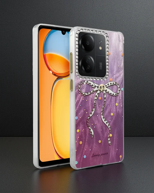 Xiaomi Redmi 13c Kılıf Blade Aynalı Desenli Kapak - Desen 1