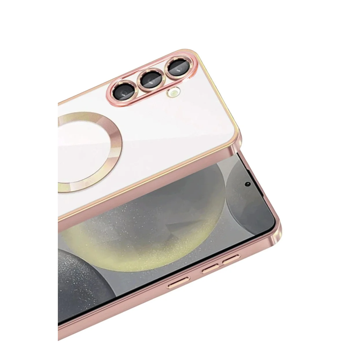 Samsung Galaxy S26 Plus Kross Magneticsafe Kapak - Rose görsel 2
