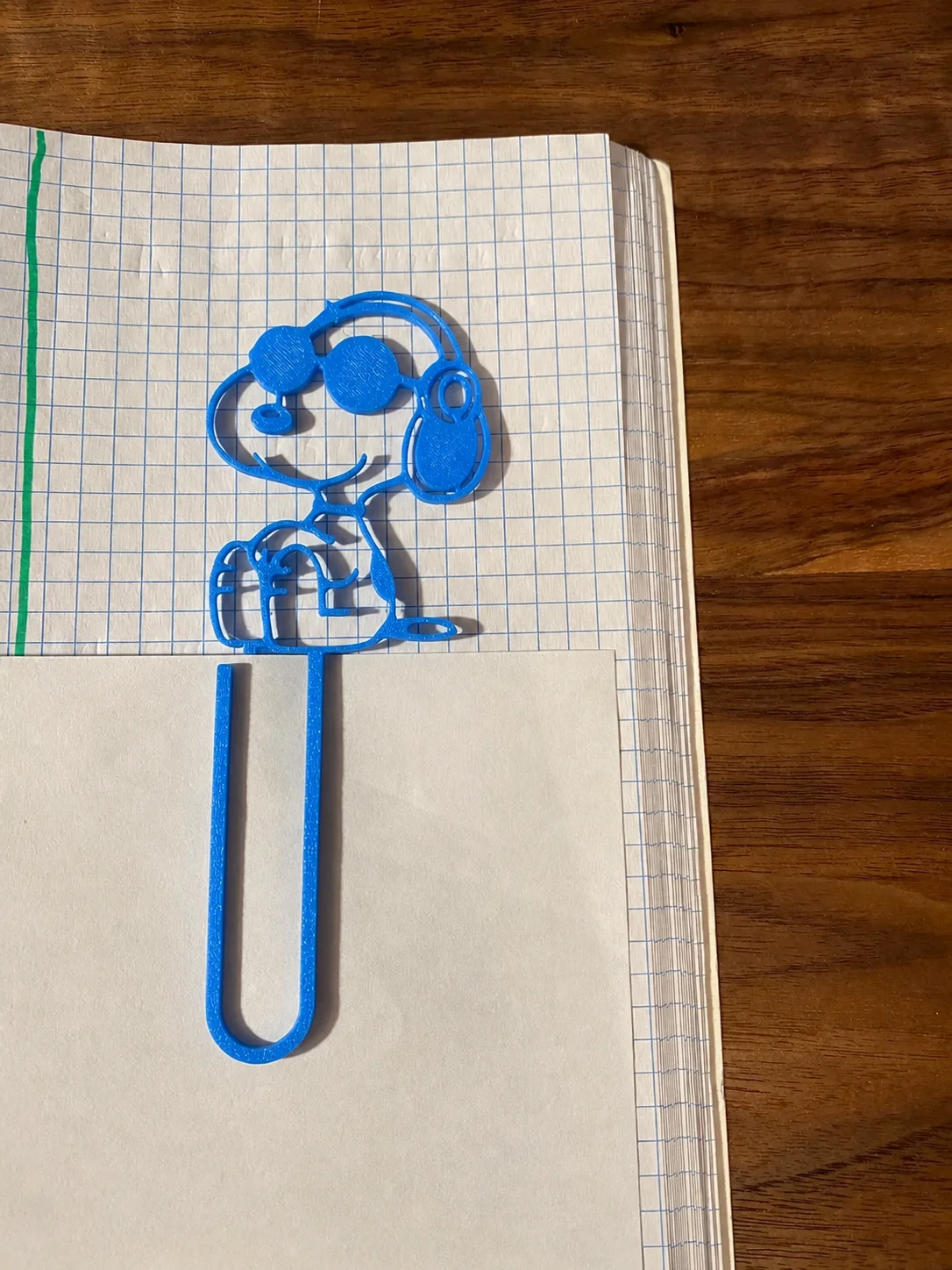 3D Baskı Gözlüklü Sevimli Köpek Figürlü Kitap Ayracı 4lü - - Mavi