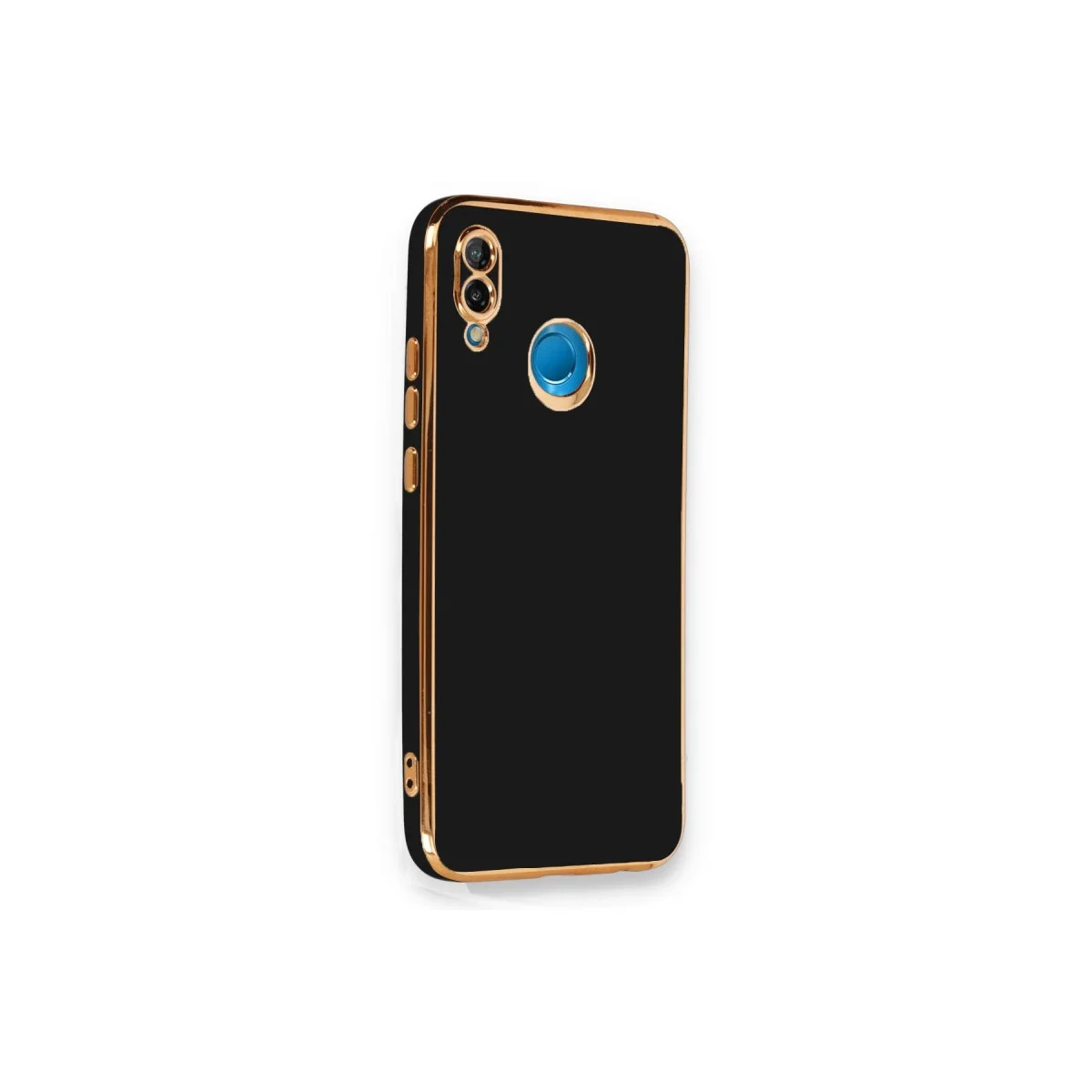 Huawei P20 Lite Kılıf Volet Silikon - Siyah görsel 2