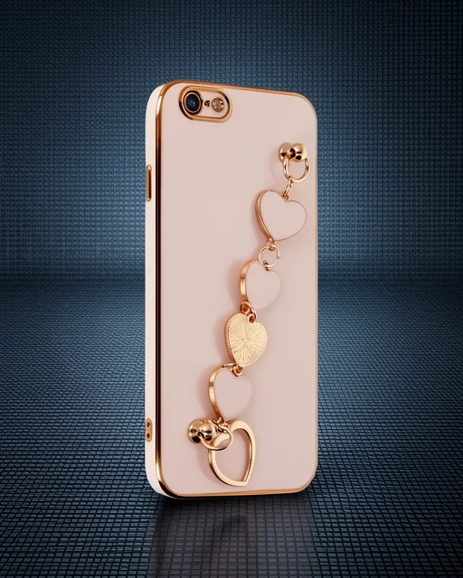 Apple İphone 6 Kılıf Esila Silikon - Pudra