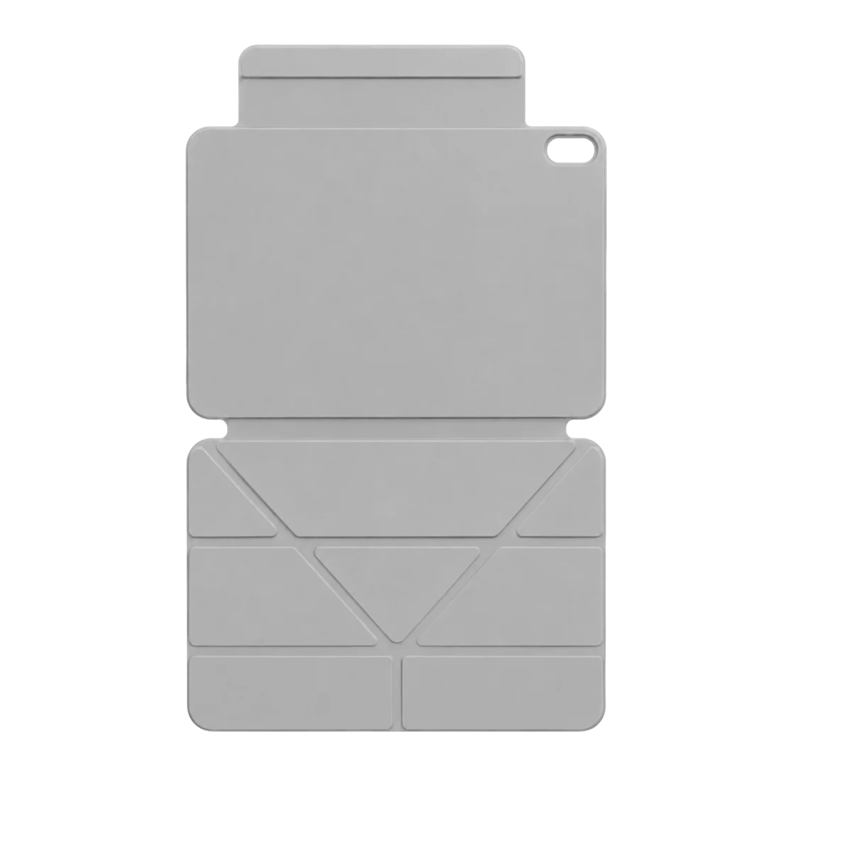 Apple iPad 2025 10.9 10.Nesil (A16) Edz Manyetik Standlı Tablet Kılıfı - Gri görsel 4